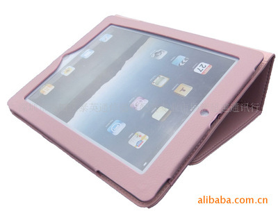 全新iPad荔枝纹粉红色皮套 深圳市新超越通讯行的精致之选